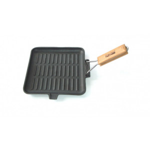 Perfect Home Öntöttvas grill serpenyő 24cm szögletes 10376