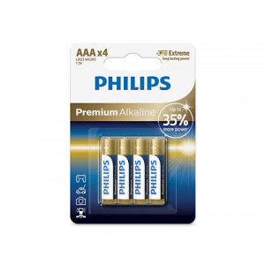 Philips Premium alkaline elem AAA 4 db PH-PR-AAA-B4 