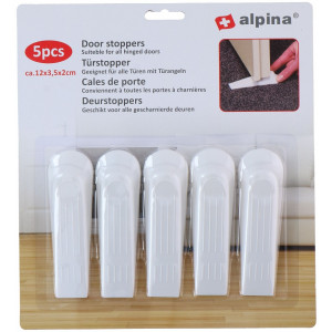 Alpina Ajtókitámasztó 5 db 12*3,5*2 cm fehér műanyag 871125224904