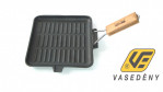 Perfect Home Öntöttvas grill serpenyő 24cm szögletes 10376