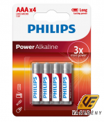 Philips Power Alkaline AAA 4 db PH-PA-AAA-B4