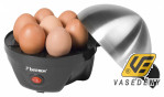 Bestron Tojásfőző 7 tojásos inox/fekete 350W AEC700 Kifutó termék!