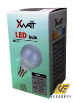 XWATT LED Kis gömb izzó 5W-os E14-es foglalattal XWLGE14/5W 