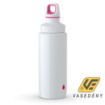 Tefal Kulacs 0,6 literes rozsdamentes fehér/rózsaszín White Drop Pink Drinks2Go 20631/K3194512 Kifutó termék!
