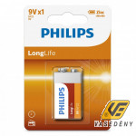 Philips PH-LL-9V-B1 LongLife 9V elem 1db