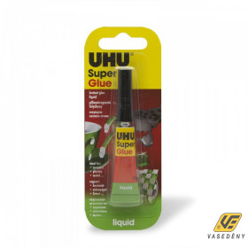 UHU Super Glue Pillanatragasztó liquid 3 gramm 36700 UHU