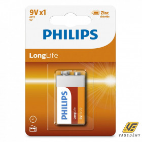 Philips PH-LL-9V-B1 LongLife 9V elem 1db