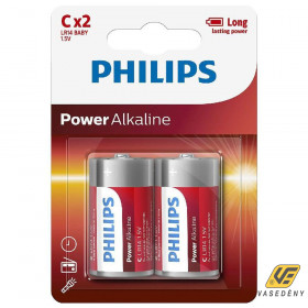 Philips PH-PA-C-B2  Power Alkaline C elem 2db