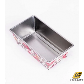 Sütőforma alumínium 15,5 cm*8*5 cm mini rózsás minta W00149