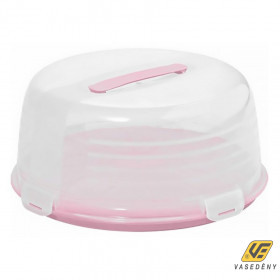 Curver Kerek tortabúra 35 cm átlátszó-rózsaszín 00416-X51-00