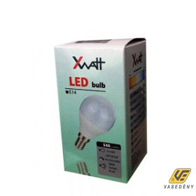 XWATT XWLGE14/6W LED Kis gömb izzó 6W-os E14-es foglalattal